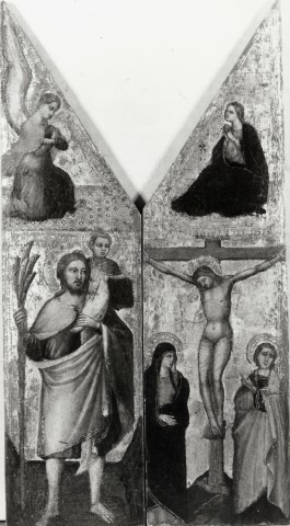 A. C. Cooper — Anonimo fiorentino sec. XIV - San Cristoforo; Crocifissione di Cristo; Annunciazione — insieme